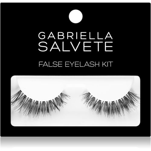 False Eyelash Kit ciglia finte con colla e applicatore tipo Basic Black 1 pz - Gabriella Salvete - Modalova