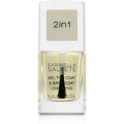 Nail Care Top & Base Coat Basis - und Decklack für die Fingernägel mit Gel-Textur 11 ml - Gabriella Salvete - Modalova