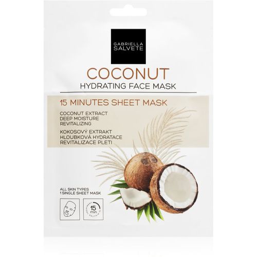 Face Mask Coconut Feuchtigkeitsspendende Tuchmaske 1 St - Gabriella Salvete - Modalova