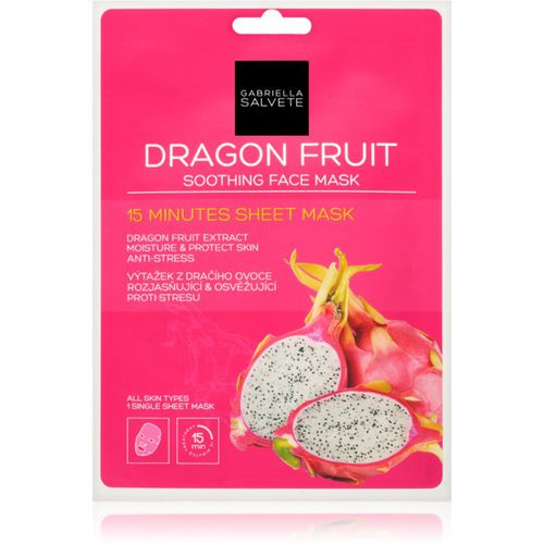 Face Mask Dragon Fruit Beruhigende Tuchmaske 1 St - Gabriella Salvete - Modalova