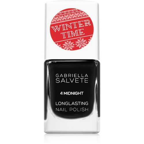 Winter Time smalto per unghie lunga tenuta con brillantezza intensa colore 4 Midnight 11 ml - Gabriella Salvete - Modalova