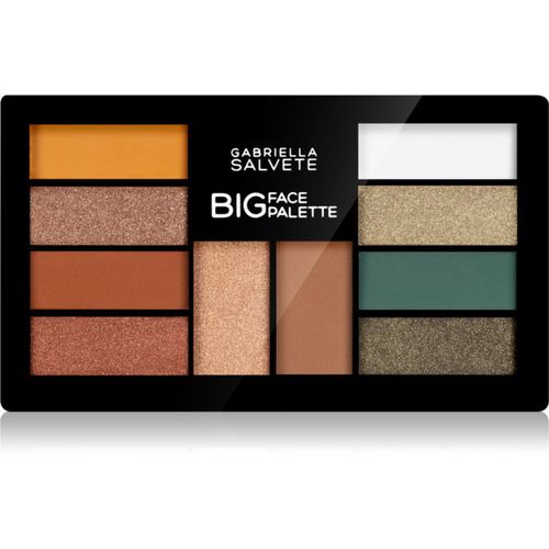 Big Face paleta de sombras de ojos con iluminador con bronceador 01 12 g - Gabriella Salvete - Modalova