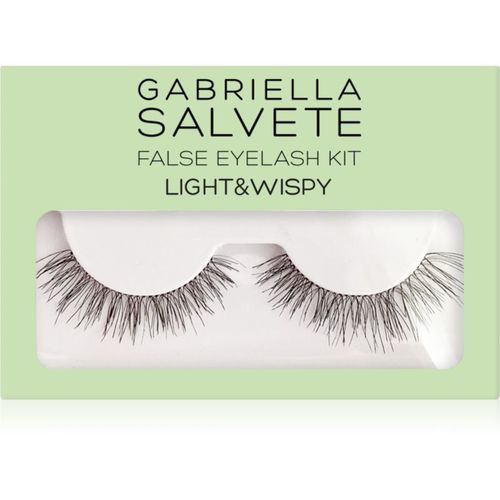 False Eyelash Kit Light & Wispy ciglia finte con colla e applicatore 1 pz - Gabriella Salvete - Modalova