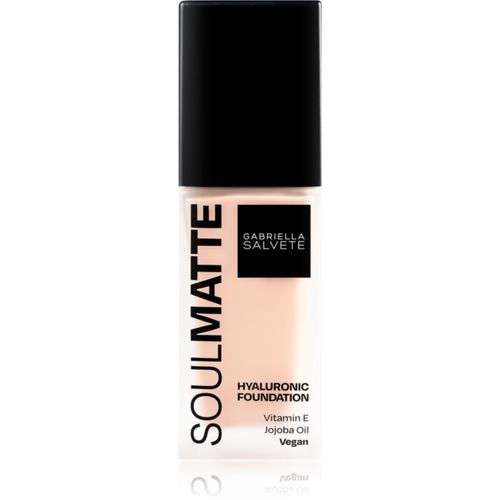 SoulMatte fondotinta lunga tenuta effetto opaco colore 01 Porcelain Cold 30 ml - Gabriella Salvete - Modalova