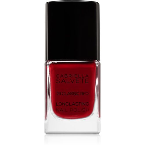 Longlasting Enamel langanhaltender Nagellack mit hohem Glanz Farbton 24 Classic Red 11 ml - Gabriella Salvete - Modalova