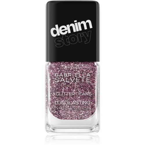 Denim Story langanhaltender Nagellack Farbton 01 Glitter Jeans 11 ml - Gabriella Salvete - Modalova