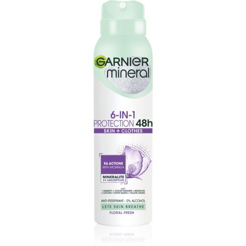 Mineral 5 Protection Antitranspirant-Spray ohne Alkohol 48 h 150 ml - Garnier - Modalova