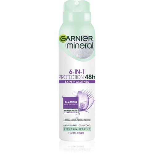 Mineral 5 Protection antitraspirante spray senza alcool 48 h 150 ml - Garnier - Modalova