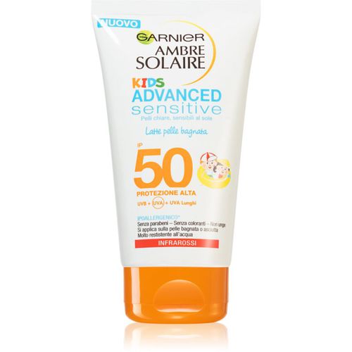 Ambre Solaire Sensitive Advanced latte abbronzante protettivo per bambini SPF 50 150 ml - Garnier - Modalova