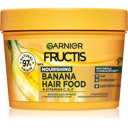 Fructis Banana Hair Food mascarilla nutritiva para cabello seco 390 ml - Garnier - Modalova