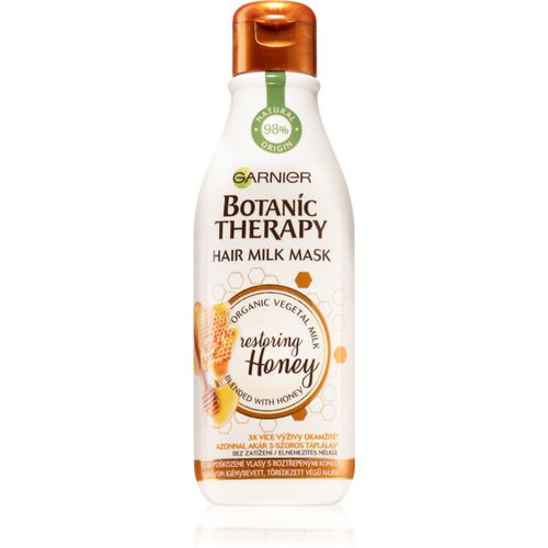 Botanic Therapy Hair Milk Mask Restoring Honey mascarilla capilar para el cabello muy dañado con puntas abiertas 250 ml - Garnier - Modalova