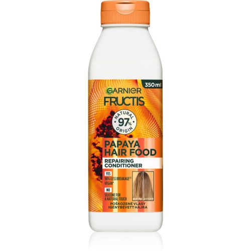 Fructis Papaya Hair Food acondicionador regenerador para cabello maltratado o dañado 350 ml - Garnier - Modalova