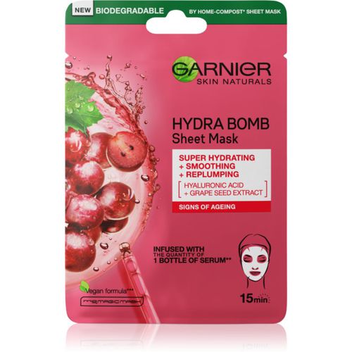 Skin Naturals Hydra Bomb glättende Stoffmaske 28 g - Garnier - Modalova