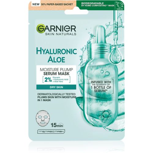 Skin Naturals Hyaluronic Aloe Feuchtigkeitsspendende Tuchmaske 28 g - Garnier - Modalova
