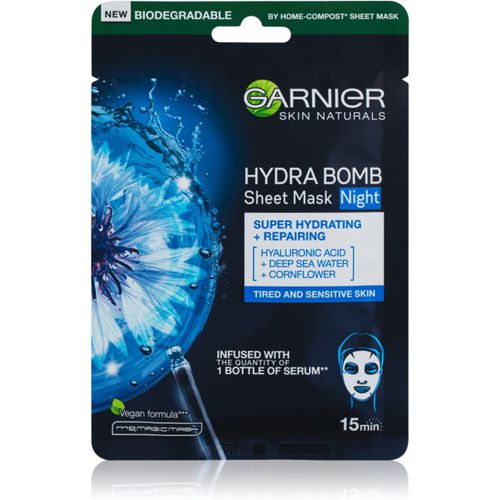 Skin Naturals Hydra Bomb Nährende Tuchmaske für die Nacht 28 g - Garnier - Modalova