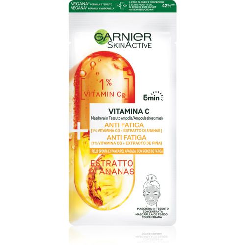 Skin Active Ampoule Sheet Mask maschera in tessuto energizzante 15 g - Garnier - Modalova