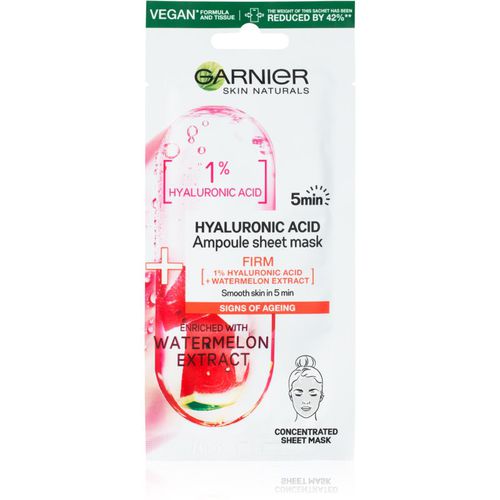 Skin Naturals Ampoule Sheet Mask Zellschichtmaske mit feuchtigkeitsspendender und revitalisierender Wirkung 15 g - Garnier - Modalova