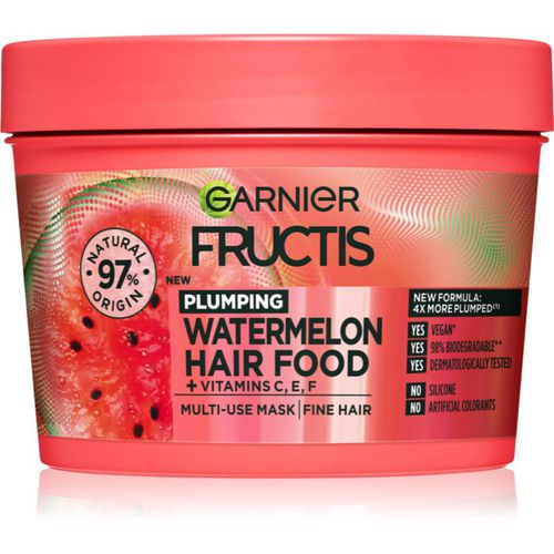 Fructis Watermelon Hair Food mascarilla para cabello fino y lacio 390 ml - Garnier - Modalova