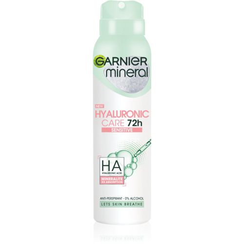 Mineral Hyaluronic Care Antitranspirant-Spray für empfindliche Oberhaut 150 ml - Garnier - Modalova