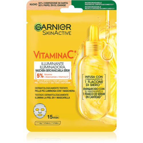 Skin Active Vitamina C maschera in tessuto illuminante e idratante con vitamina C 28 g - Garnier - Modalova