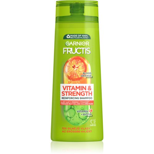 Fructis Vitamin & Strength champú fortificante para cabello dañado 250 ml - Garnier - Modalova