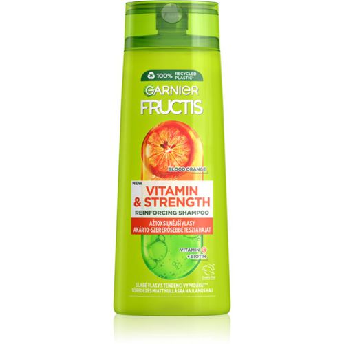 Fructis Vitamin & Strength champú fortificante para cabello dañado 400 ml - Garnier - Modalova