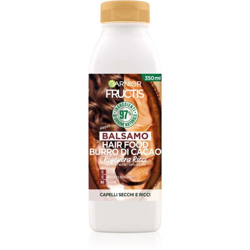 Fructis Cocoa Butter Hair Food bálsamo alisante para cabello encrespado y rebelde 350 ml - Garnier - Modalova