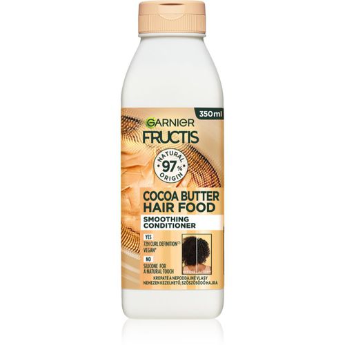 Fructis Burro di Cacao balsamo lisciante per capelli ribelli e crespi 350 ml - Garnier - Modalova