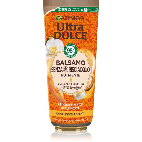 Ultra Dolce Olio d'Argan e di Camelia balsamo nutriente senza risciacquo per capelli secchi 200 ml - Garnier - Modalova