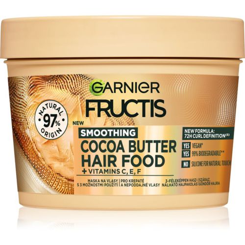 Fructis Cocoa Butter Hair Food mascarilla nutritiva para cabello con manteca de cacao 390 ml - Garnier - Modalova