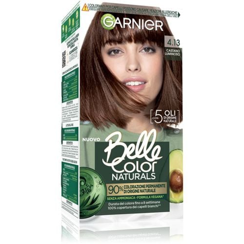 Belle Color Naturals tinte permanente para cabello tono Castano Luminoso (4.13) 1 ud - Garnier - Modalova