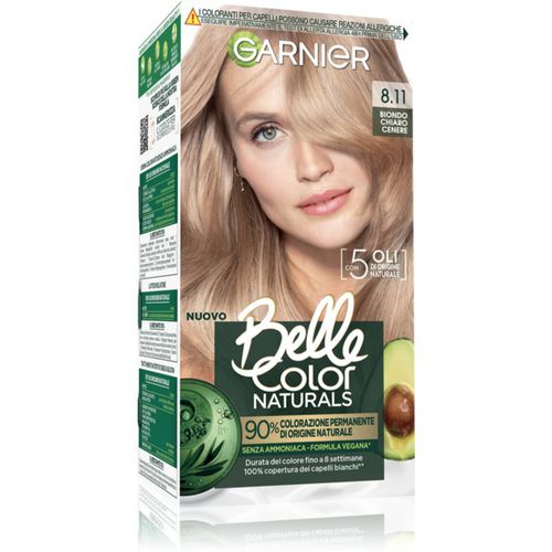 Belle Color Naturals tinte permanente para cabello tono Biondo Chiaro Cenere (8.11) 1 ud - Garnier - Modalova