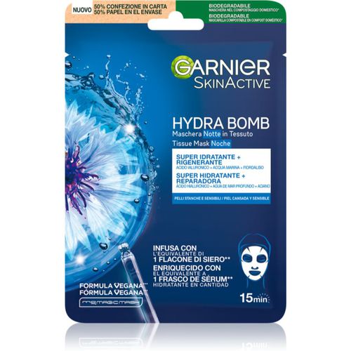 Skin Active Hydra Bomb maschera viso nutriente in tessuto per la notte 28 g - Garnier - Modalova