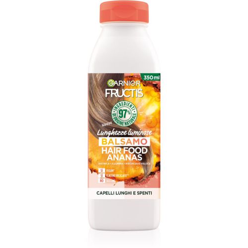 Fructis Ananas Hair Food balsamo illuminante per capelli lunghi 350 ml - Garnier - Modalova