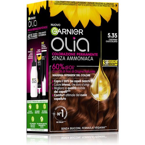 Olia tinte permanente para cabello tono Castano Cioccolato 1 ud - Garnier - Modalova