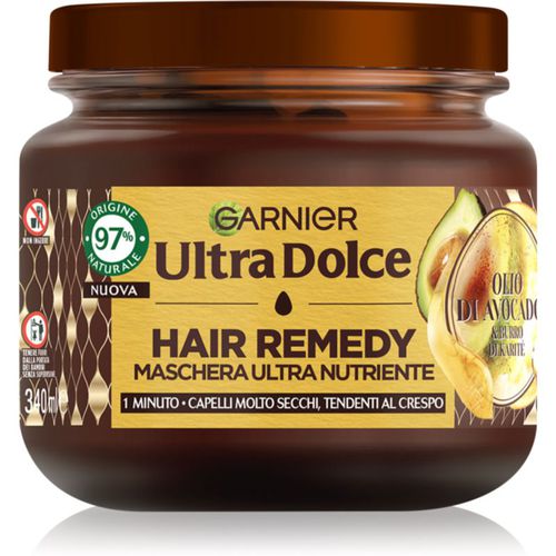 Ultra Dolce Olio di Avocado e Burro di Karité maschera nutriente per capelli secchi 340 ml - Garnier - Modalova