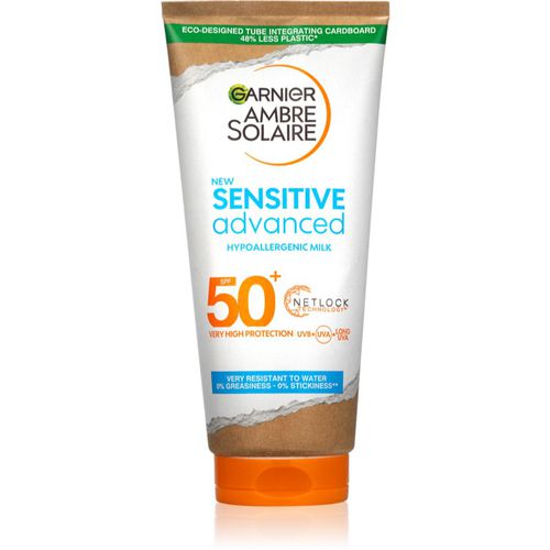 Ambre Solaire Sensitive Advanced latte abbronzante per pelli sensibili SPF 50+ 175 ml - Garnier - Modalova