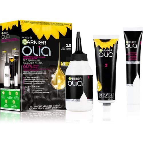 Olia Big Kit tinte permanente para cabello tono 2.0 Black Diamond - Garnier - Modalova