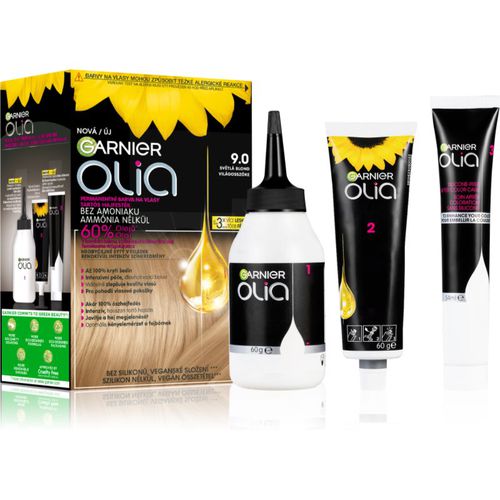 Olia Big Kit Permanent-Haarfarbe Farbton 9.0 Light Blond - Garnier - Modalova