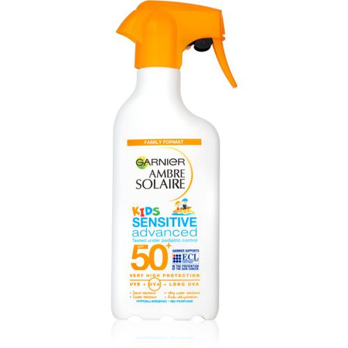 Ambre Solaire Sensitive Advanced schützendes Spray für Kinder SPF 50+ 270 ml - Garnier - Modalova