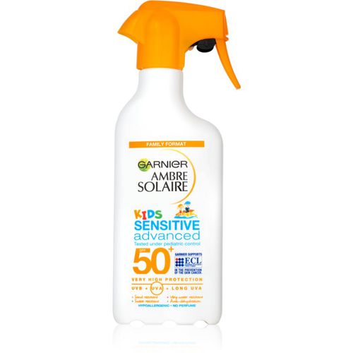 Ambre Solaire Sensitive Advanced spray protector para niños SPF 50+ 270 ml - Garnier - Modalova