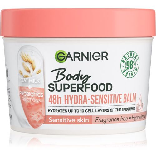 Body SuperFood crema corporal hidratante para pieles secas y sensibles 380 ml - Garnier - Modalova