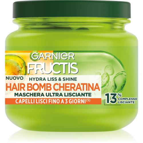 Fructis Hydra Liss & Shine mascarilla alisante para cabello rebelde con queratina 320 ml - Garnier - Modalova