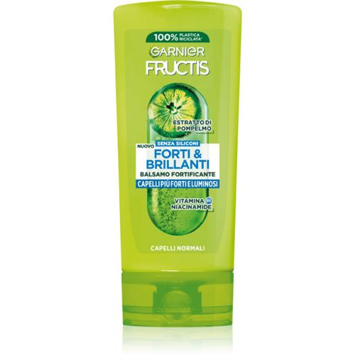 Fructis Strength & Shine bálsamo fortificante para fortalecimiento y brillo de cabello 200 ml - Garnier - Modalova