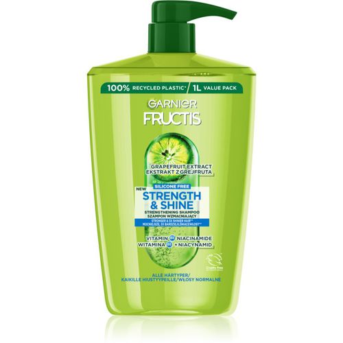 Fructis Strength & Shine champú revitalizador para todo tipo de cabello 1000 ml - Garnier - Modalova