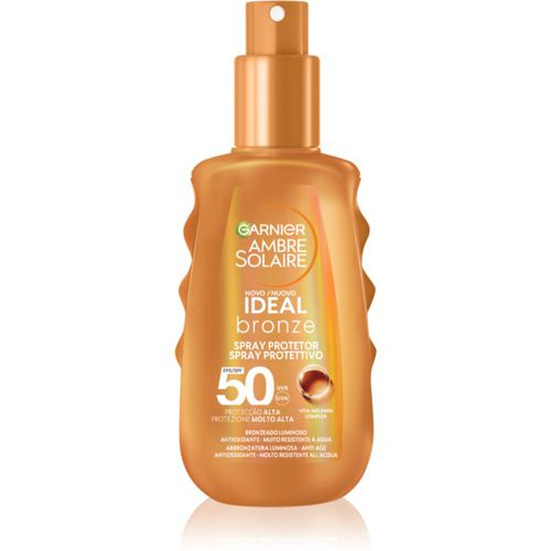 Ambre Solaire Ideal Bronze spray protector para mantener y prolongar el bronceado natural SPF 50 150 ml - Garnier - Modalova