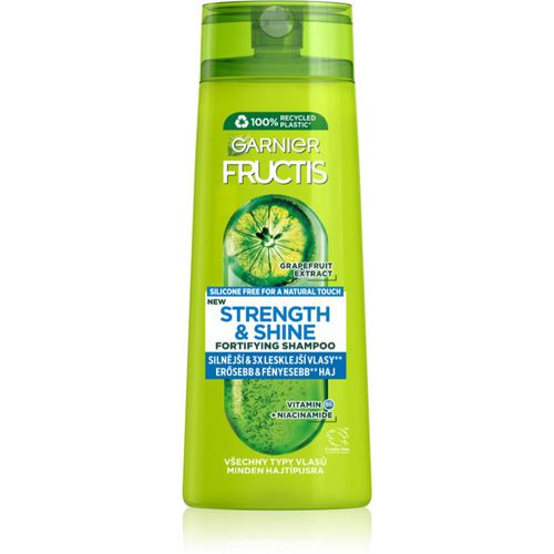 Fructis Strength & Shine champú para fortalecimiento y brillo de cabello 250 ml - Garnier - Modalova