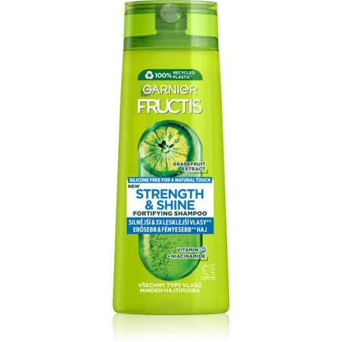 Fructis Strength & Shine champú para fortalecimiento y brillo de cabello 400 ml - Garnier - Modalova