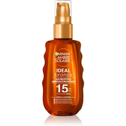 Ambre Solaire Ideal Bronze aceite nutritivo y bronceador SPF 15 150 ml - Garnier - Modalova