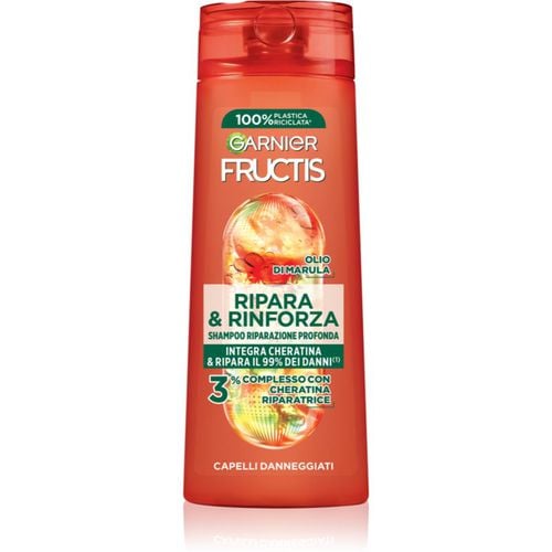 Fructis Ripara & Rinforza shampoo rinforzante per capelli rovinati 250 ml - Garnier - Modalova